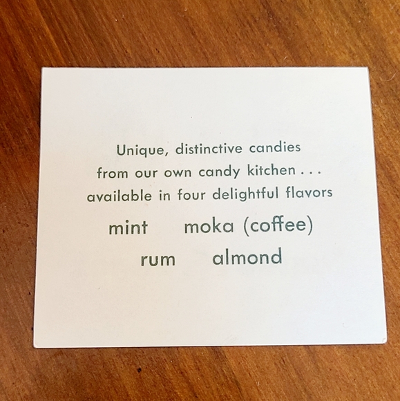 Vintage Frango Mints Round Box and Holiday Wrap 1950s - Picture 10 of 14